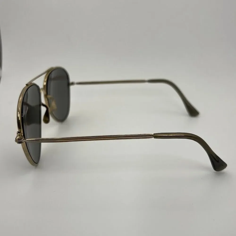 Vintage Foster‎ Grant FF77 Gold Metal Pilot Sunglasses Frames USA